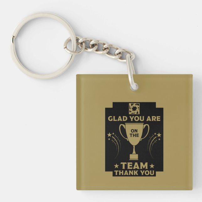 Corporate Team Thanks Keychain (Front)