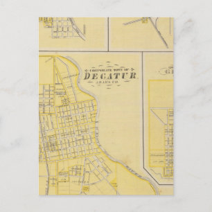Corporate Town of Decatur Postcard