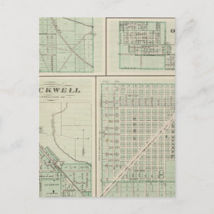 Corporate Town of Fowler, Benton Co Postcard