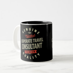 Corporate Travel Consultant Two-Tone Coffee Mug