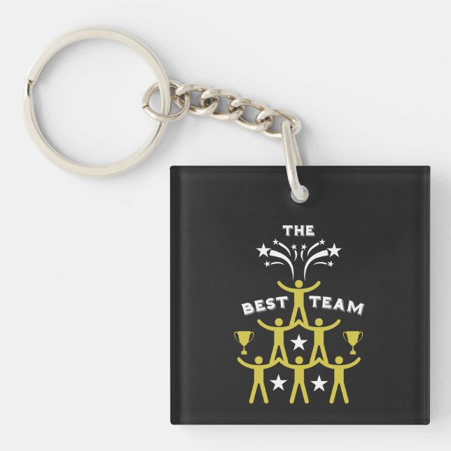 Corporate Work Team Gifts Keychain (Front)