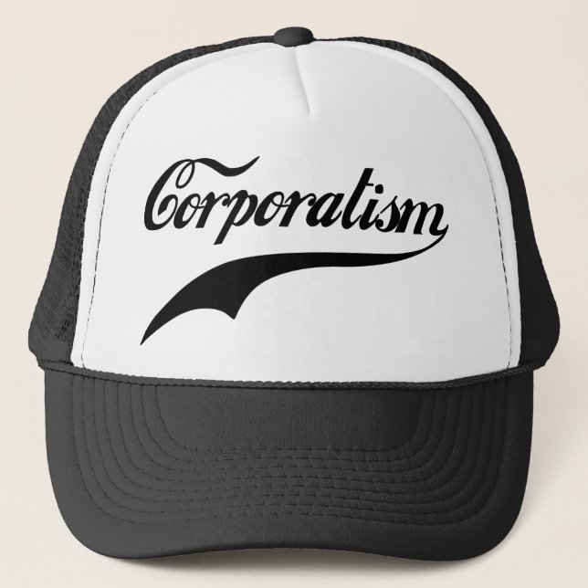 Corporatism baseball hat (Front)