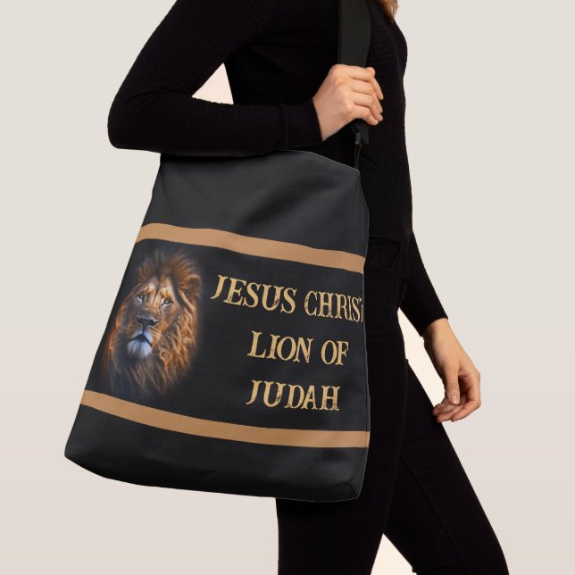 Corps croisé Sac fourre-tout Jésus Christ Lion De  (De près)