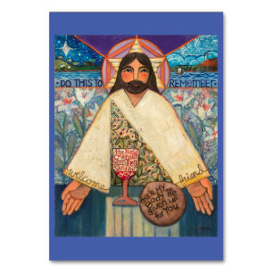Corps et Sang, carte de prière eucharistique