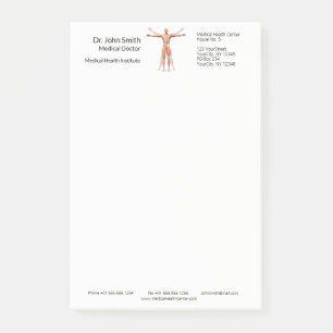 Corps humain Médicale Squelette Muscles Post-it® N