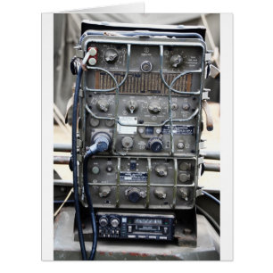 Corps par radio militaires vintages de signal de