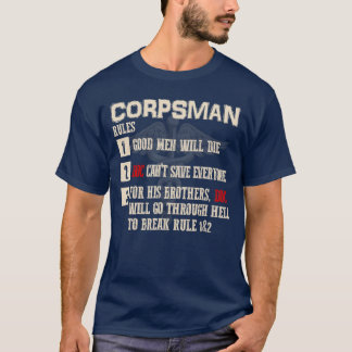 Corpsman 8404 Gift Veteran Gift vintage T-Shirt