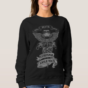 Corpsman Smile Back 8404 For Corpsman Veteran Sweatshirt