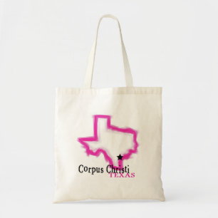 Corpus Christi artistic state outline Tote Bag