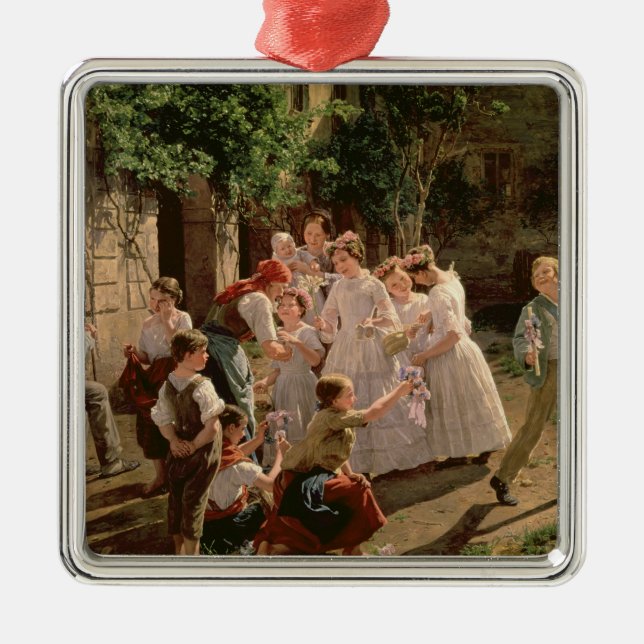 Corpus Christi Metal Ornament (Front)