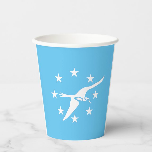 Corpus Christi (Texas) city flag paper cups (Front)