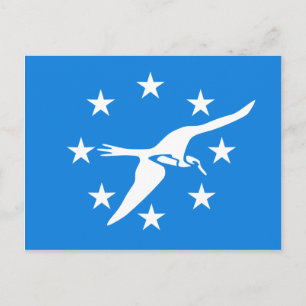 Corpus Christi, Texas, United States flag Postcard