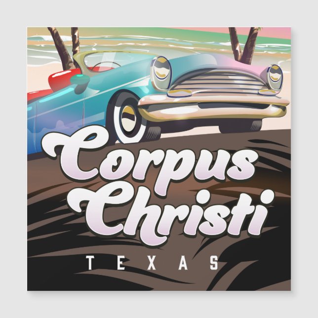 Corpus Christi Texas vacation poster (Front)