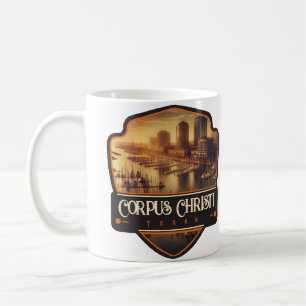 Corpus Christi, Texas Vintage Coffee Mug