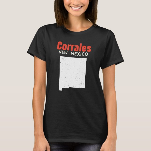 Corrales USA State America Travel New Mexican New  T-Shirt (Front)