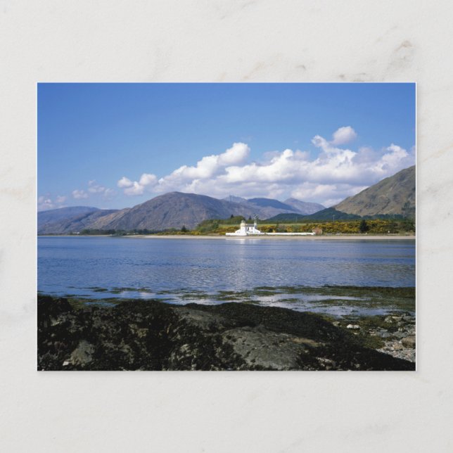 Corran Lighthouse Loch Linnhe Scotland Postcard (Front)