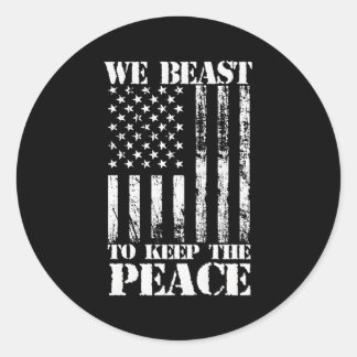 Correction Officer Gear Thin Silver Line Correctio Classic Round Sticker