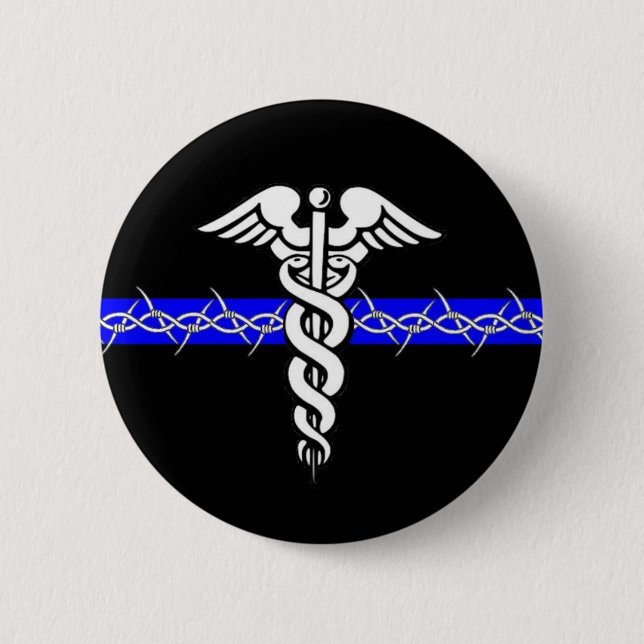 Correctional Nurse 2 Inch Round Button (Front)