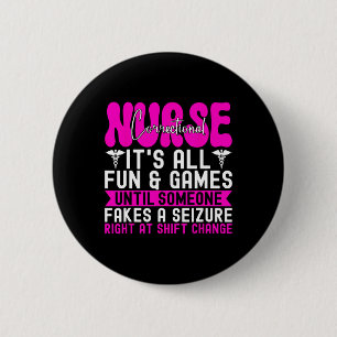Correctional Nurse Correctional Care Jail Nurse 2 Inch Round Button