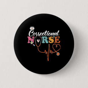 Correctional Nurse Corrections Nursing Department 2 Inch Round Button