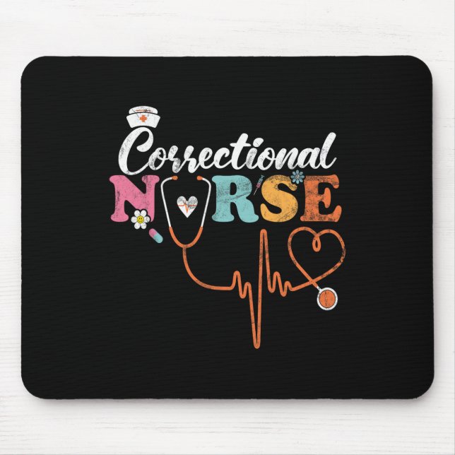 Correctional Nurse Corrections Nursing Department  Mouse Pad (Front)
