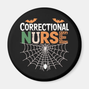 Correctional Nurse Halloween Pumpkin Classic T-Shi Magnet