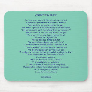Correctional Nurse Mouse Pad