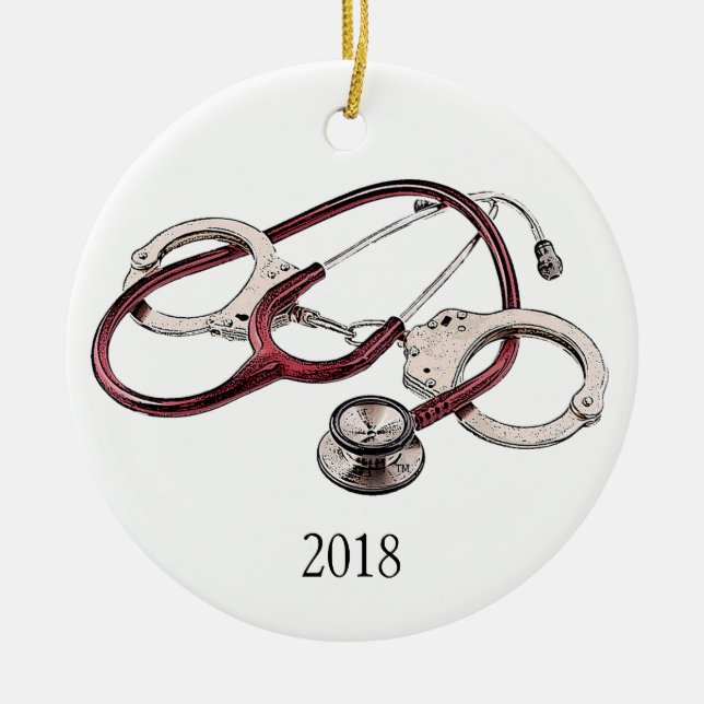 Correctional Nurse Ornament (Front)