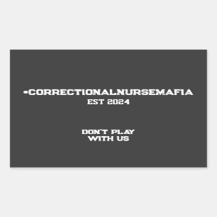 Correctional Nurse Sticker