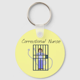 Correctional Nurse T-Shirts & Gifts Keychain