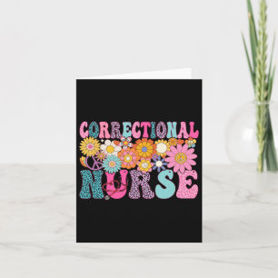 Correctional Nurse Week Groovy Appreciation Day Fo Card