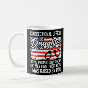 Correctional Officer Daughter Family Patriotic Ame Coffee Mug