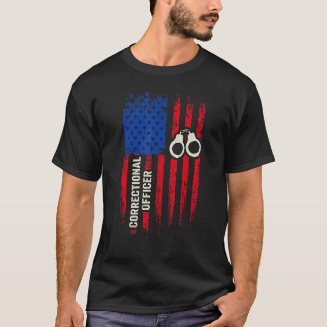 Correctional Officer Practicing Corrections CO 3 T-Shirt (Front)
