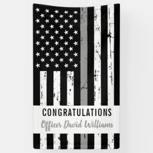 Correctional Officer Thin Grey Line Party Banner