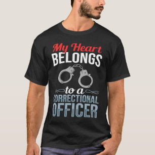 Correctional Officer Wife Facility Flag Training T-Shirt