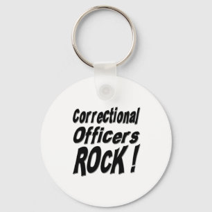 Correctional Officers Rock! Keychain