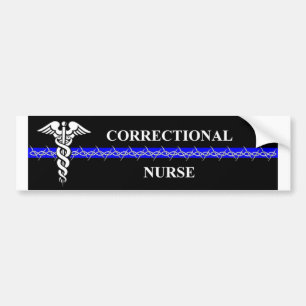 Corrections Nursing  rectangle Bumper Sticker