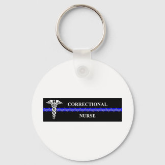 Corrections Nursing rectangle Keychain