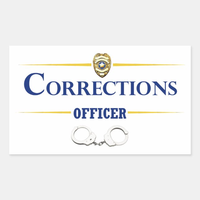 Corrections Officer 3 Sticker (Front)