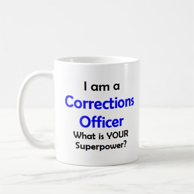 corrections officer coffee mug (Left)
