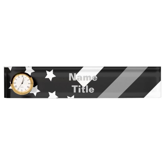 Corrections Officer Desk Nameplate (Front)