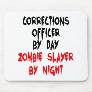 Corrections Officer Zombie Slayer Mouse Pad