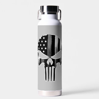 Corrections Skull Water Bottle