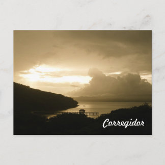 Corregidor Sunset Postcard