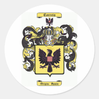 correia classic round sticker