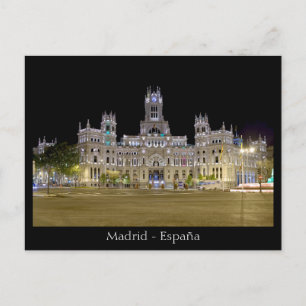 Correo de Madrid, España Postcard