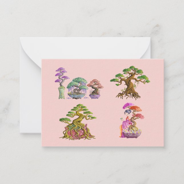 Correspond with bonsai trees card (Front)