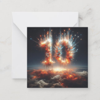 Correspondance Bonne 10e carte de voeux B-Day