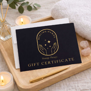 Correspondance Carte Cadeau de Massothérapie Modern Healing Hands