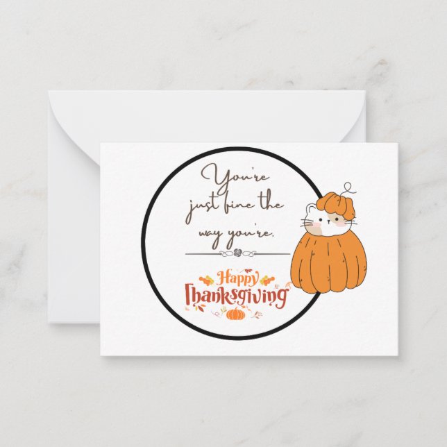 Correspondance Carte d'action de grâce à note plate (Devant)